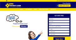Desktop Screenshot of paydayloanconsolidation.net